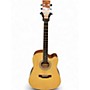 Used Zager ZAD-50CE Natural Acoustic Electric Guitar Natural