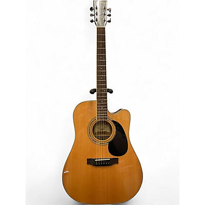 Used Zager ZAD 50CE Natural Acoustic Electric Guitar