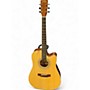Used Zager ZAD-50CE Natural Acoustic Electric Guitar Natural