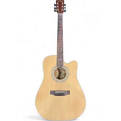 Used Zager ZAD-50CE Natural Acoustic Guitar
