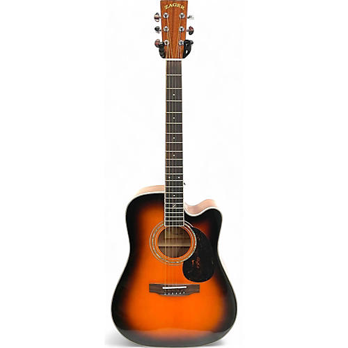 Zager Used Zager ZAD-50CE/VS 2 Color Sunburst Acoustic Electric Guitar 2 Color Sunburst