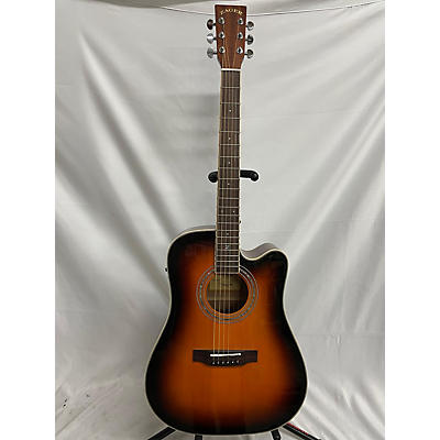 Zager Used Zager ZAD-50CE/VS 2 Tone Sunburst Acoustic Guitar