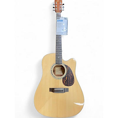 Used Zager ZAD-50CEN Natural Acoustic Electric Guitar