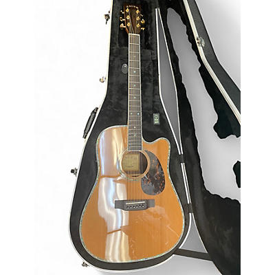 Used Zager ZAD 80CE Natural Acoustic Electric Guitar