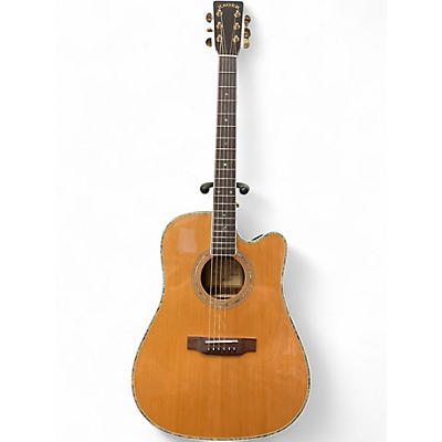 Used Zager ZAD-80CE Natural Acoustic Electric Guitar