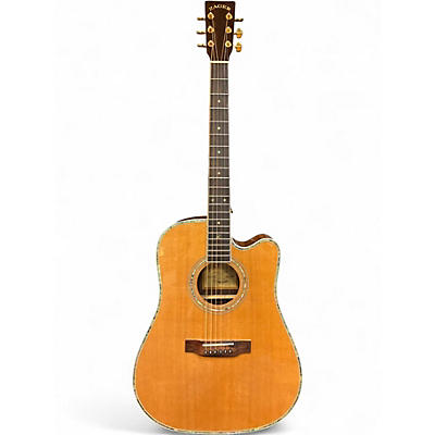 Used Zager ZAD-80CEN Natural Acoustic Electric Guitar