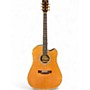Used Zager ZAD-80CEN Natural Acoustic Electric Guitar Natural