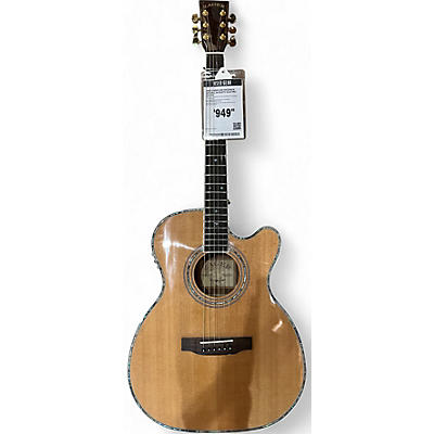 Used Zager ZAD-80CEOM/N Natural Acoustic Electric Guitar