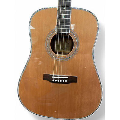 Used Zager ZAD-80N Natural Acoustic Guitar