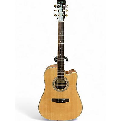 Used Zager ZAD-900/AURA/N NATURAL  Acoustic Electric Guitar