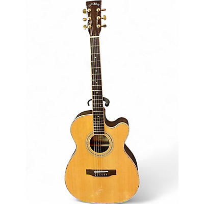 Used Zager ZAD 9000 Natural Acoustic Guitar