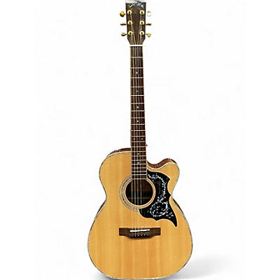 Used Zager ZAD-9000MCE Natural Acoustic Electric Guitar