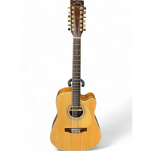 Zager Used Zager ZAD 900CE 12 AURA-N Natural 12 String Acoustic Electric Guitar Natural