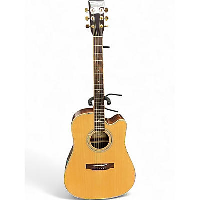Used Zager ZAD-900CE AURA/N Natural Acoustic Electric Guitar