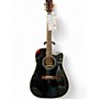 Used Zager ZAD-900CE Black Acoustic Electric Guitar Black