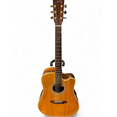 Used Zager ZAD-900CE Natural Acoustic Electric Guitar