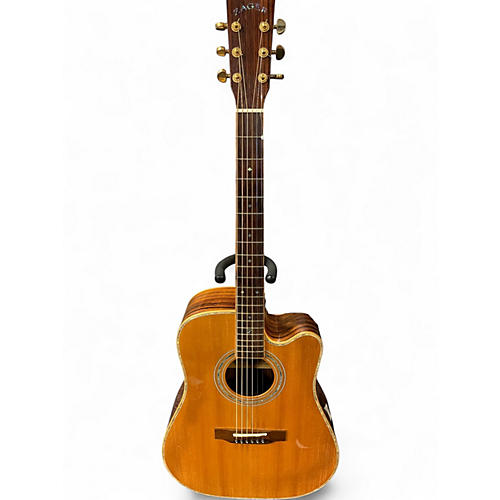 Used Zager ZAD-900CE Natural Acoustic Electric Guitar Natural