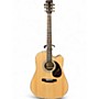 Used Zager ZAD-900CE Natural Acoustic Electric Guitar Natural
