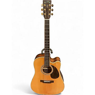 Used Zager ZAD-900CE Natural Acoustic Electric Guitar