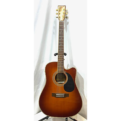 Zager Used Zager ZAD-900ce Cherry Sunburst Acoustic Electric Guitar