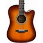 Used Zager ZAD-90CE Vintage Cherry Sunburst Acoustic Electric Guitar Vintage Cherry Sunburst