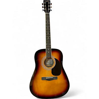 Used Zager ZAD01 Sunburst Acoustic Guitar