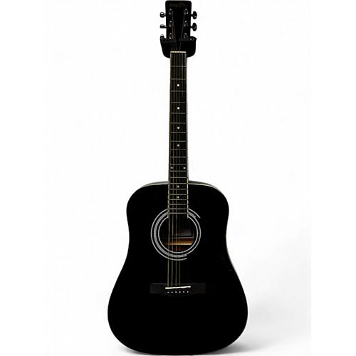 Zager Used Zager ZAD01PKBK Black Acoustic Guitar Black