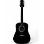 Used Zager Used Zager ZAD01PKBK Black Acoustic Guitar Black