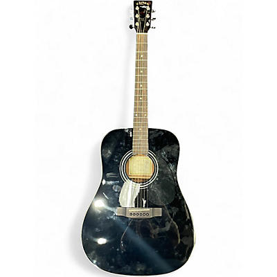 Used Zager ZAD20 Black Acoustic Guitar