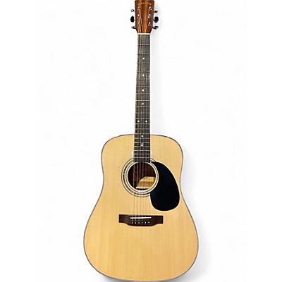 Used Zager ZAD20 Natural Acoustic Guitar