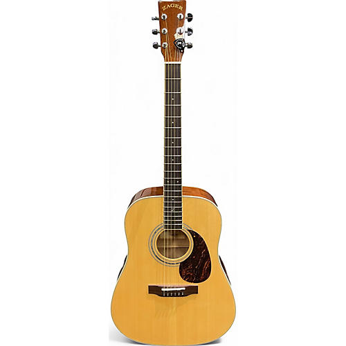 Used Zager ZAD50 Natural Acoustic Guitar Natural