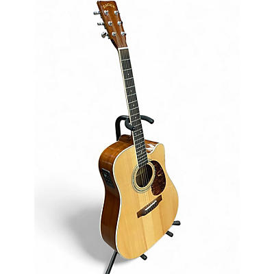 Used Zager ZAD50CE  Natural Acoustic Electric Guitar