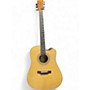 Used Zager ZAD50CE Natural Acoustic Electric Guitar Natural
