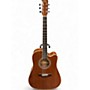 Used Zager ZAD50CE Natural Acoustic Electric Guitar Natural