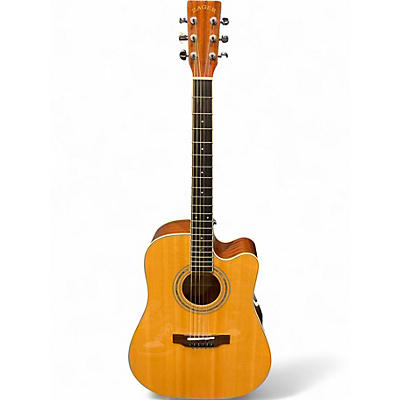 Used Zager ZAD50CEN Natural Acoustic Electric Guitar