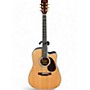 Used Zager ZAD80CE Natural Acoustic Guitar Natural