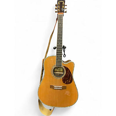 Used Zager ZAD80CE Natural Acoustic Guitar