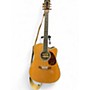 Used Zager ZAD80CE Natural Acoustic Guitar Natural