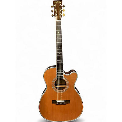 Used Zager ZAD80CEOM Natural Acoustic Electric Guitar