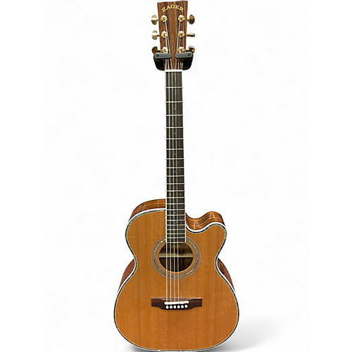 Used Zager ZAD80OMCE Natural Acoustic Electric Guitar Natural