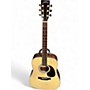 Used Zager ZAD900 Natural Acoustic Electric Guitar Natural