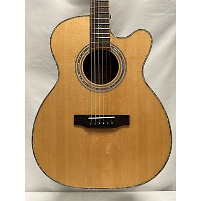 Zager Used Zager ZAD9000MCE Natural Acoustic Electric Guitar