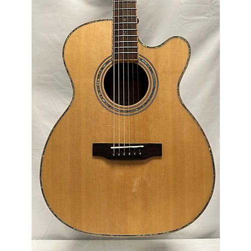 Zager Used Zager ZAD9000MCE Natural Acoustic Electric Guitar Natural