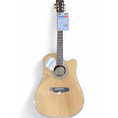 Used Zager ZAD900CE Aura Natural Acoustic Electric Guitar