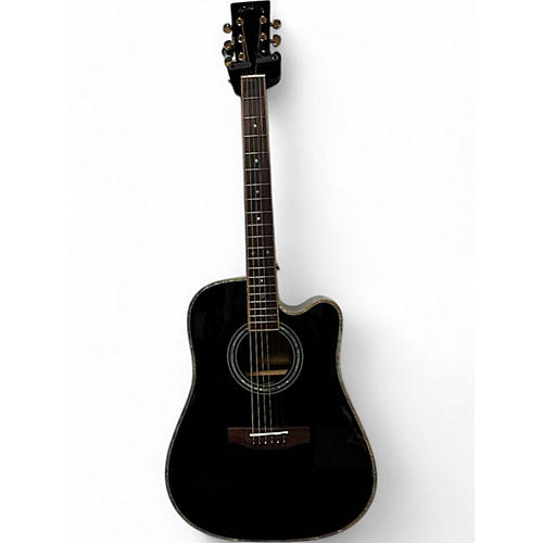 Zager Used Zager ZAD900CE Black Acoustic Electric Guitar Black