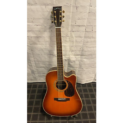 Zager Used Zager ZAD900CE Cherry Sunburst Acoustic Electric Guitar