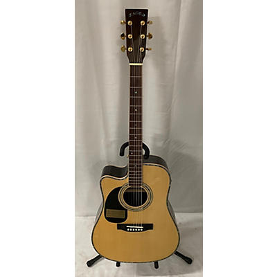 Zager Used Zager ZAD900CE Natural Acoustic Electric Guitar