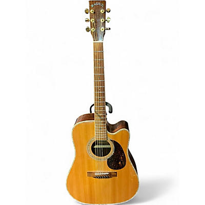 Used Zager ZAD900CE Natural Acoustic Electric Guitar