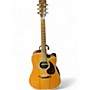 Used Zager ZAD900CE Natural Acoustic Electric Guitar Natural