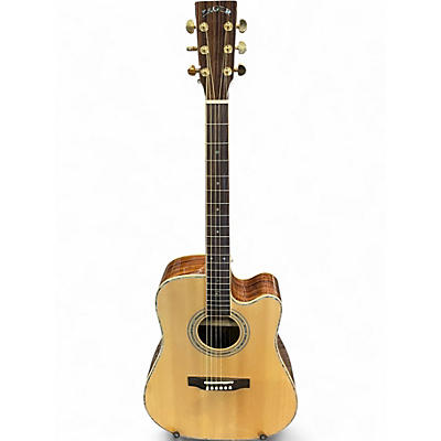 Used Zager ZAD900CE Natural Acoustic Electric Guitar